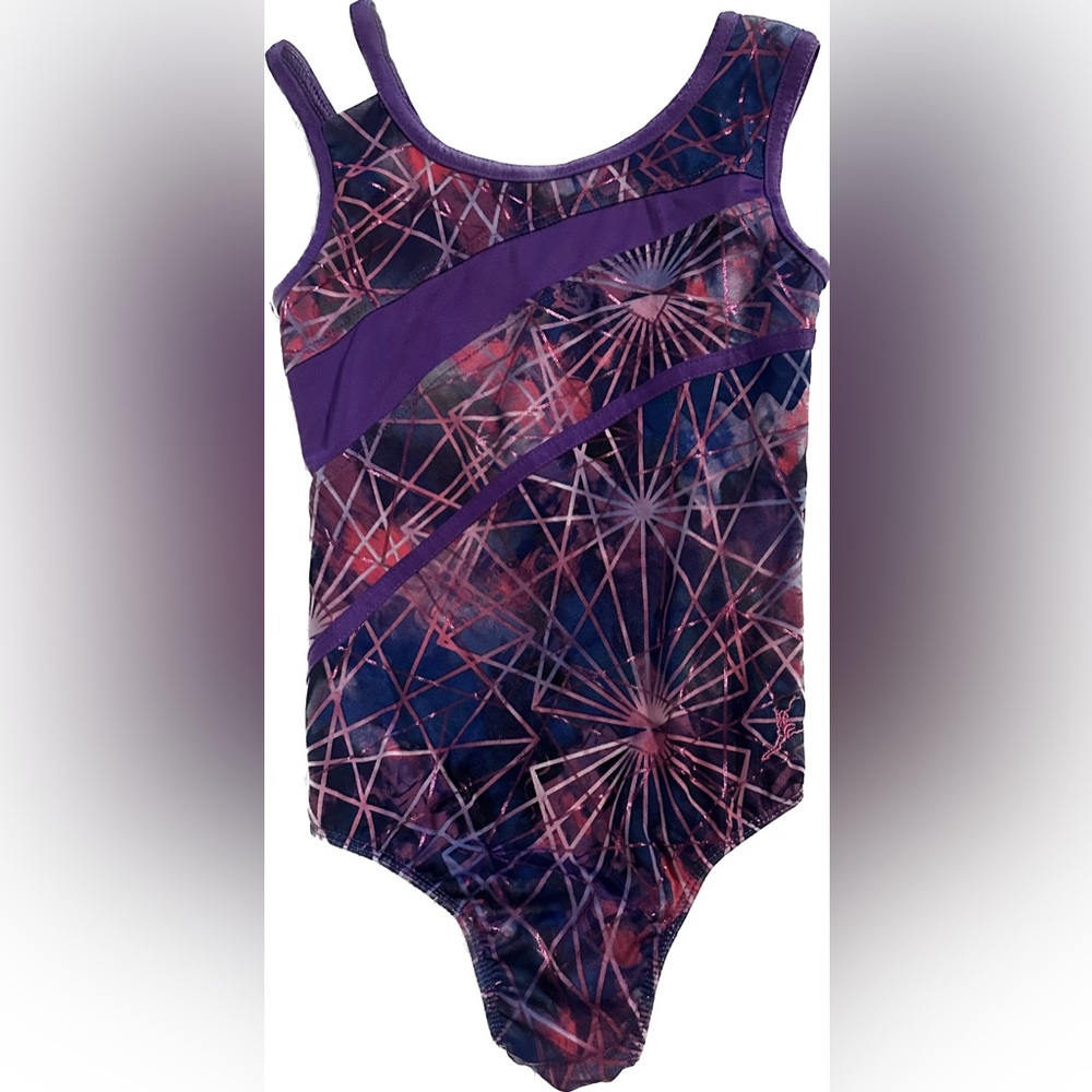 Gymnastics Purple Girls Leotard Size XS